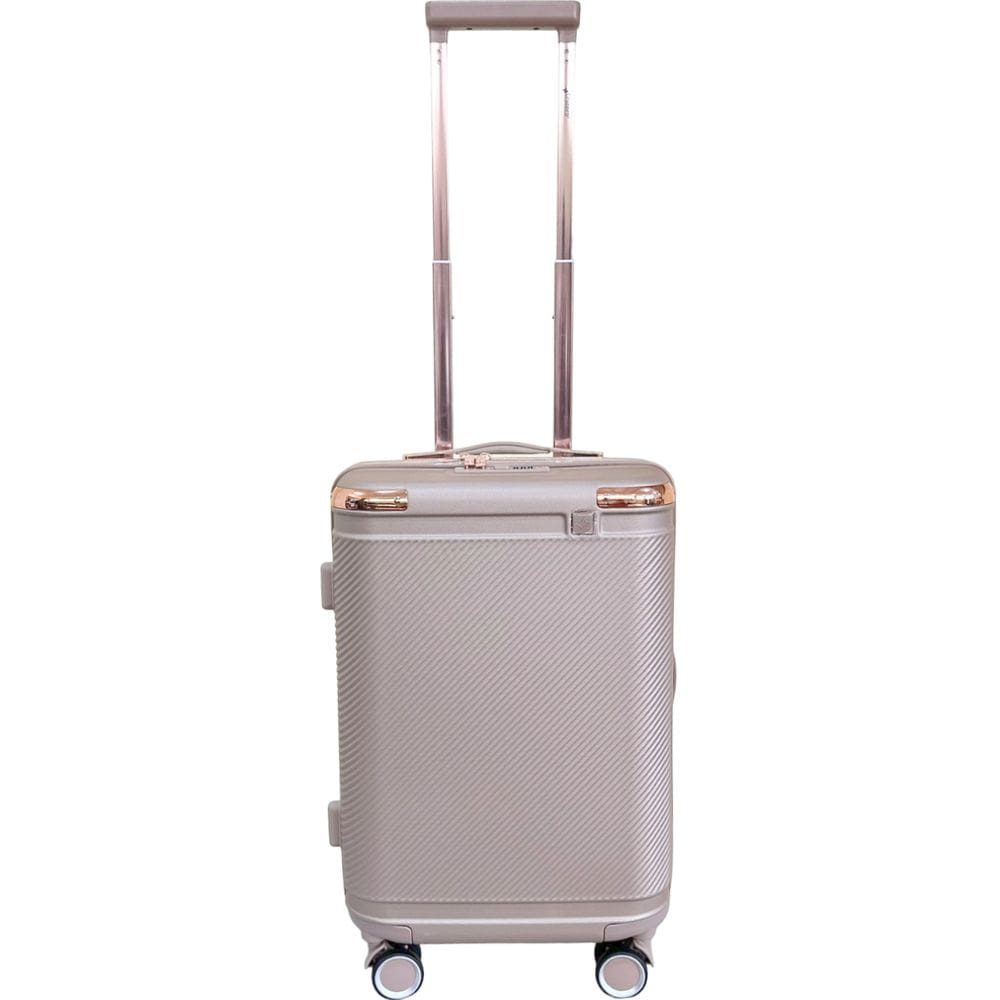 Mala de Viagem Bordo Pequeno Porte Rodas 360º ABS Cadeado TSA Texturizada Cruzeiro 8001-M20