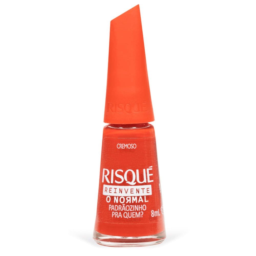 Esmalte Risqué Vermelho Cremoso Padrãozinho pra Quem? 8ml