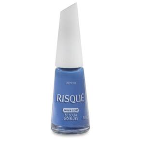Esmalte Risqué Cremoso Nova Cor Se Solta no Blues 8ml