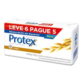 Sabonete Protex Aveia 85g cada Leve 6 Pague 5