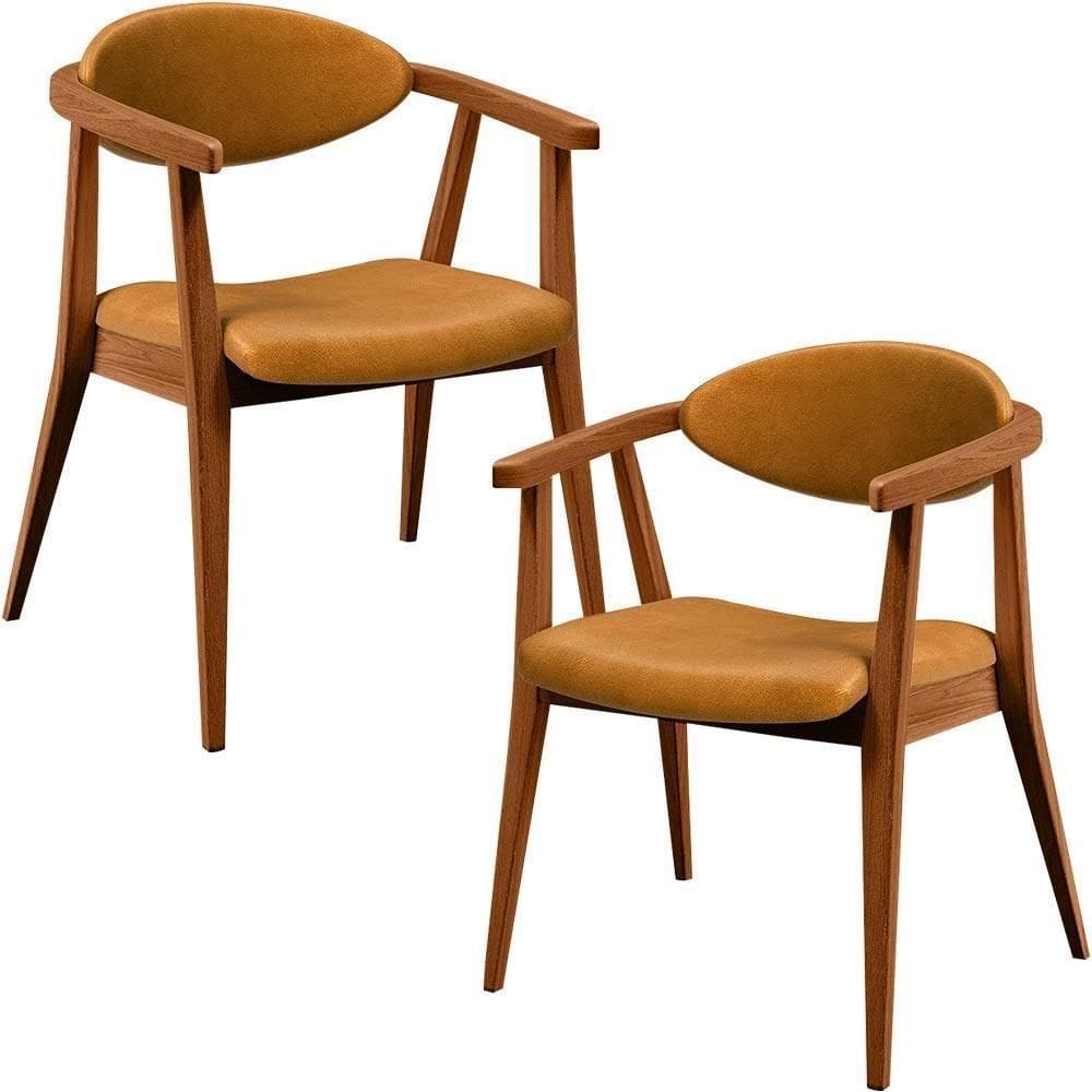 Kit 02 Poltronas Cecília B04 Whisky