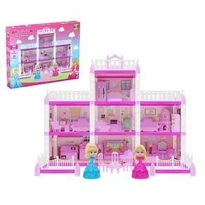 Castelinho Da Princesa 160 Peças e 24 Móveis - GGB