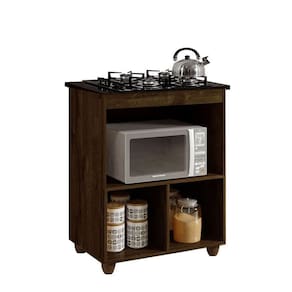 Balcão Para Cooktop De 4 Bocas 1 Porta Basculante Ipe