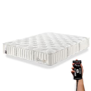 Colchão De Látex Médio Kit Spa Solteiro 88x188cm