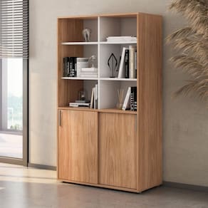 Armário 2 Portas Spring Yescasa 159cm X 90cm X 45cm Itapuã/ Branco