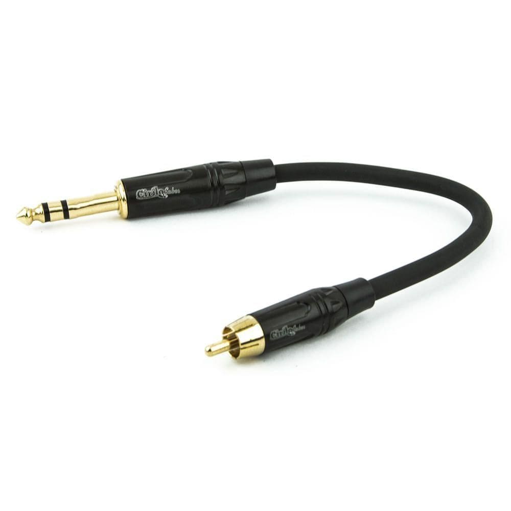 Cabo Adaptador Rca Para P10 Profissional Estereo - 3 Metros