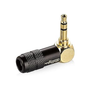 Conector P2 90 Graus Linha Gold - Cirilo Cabos