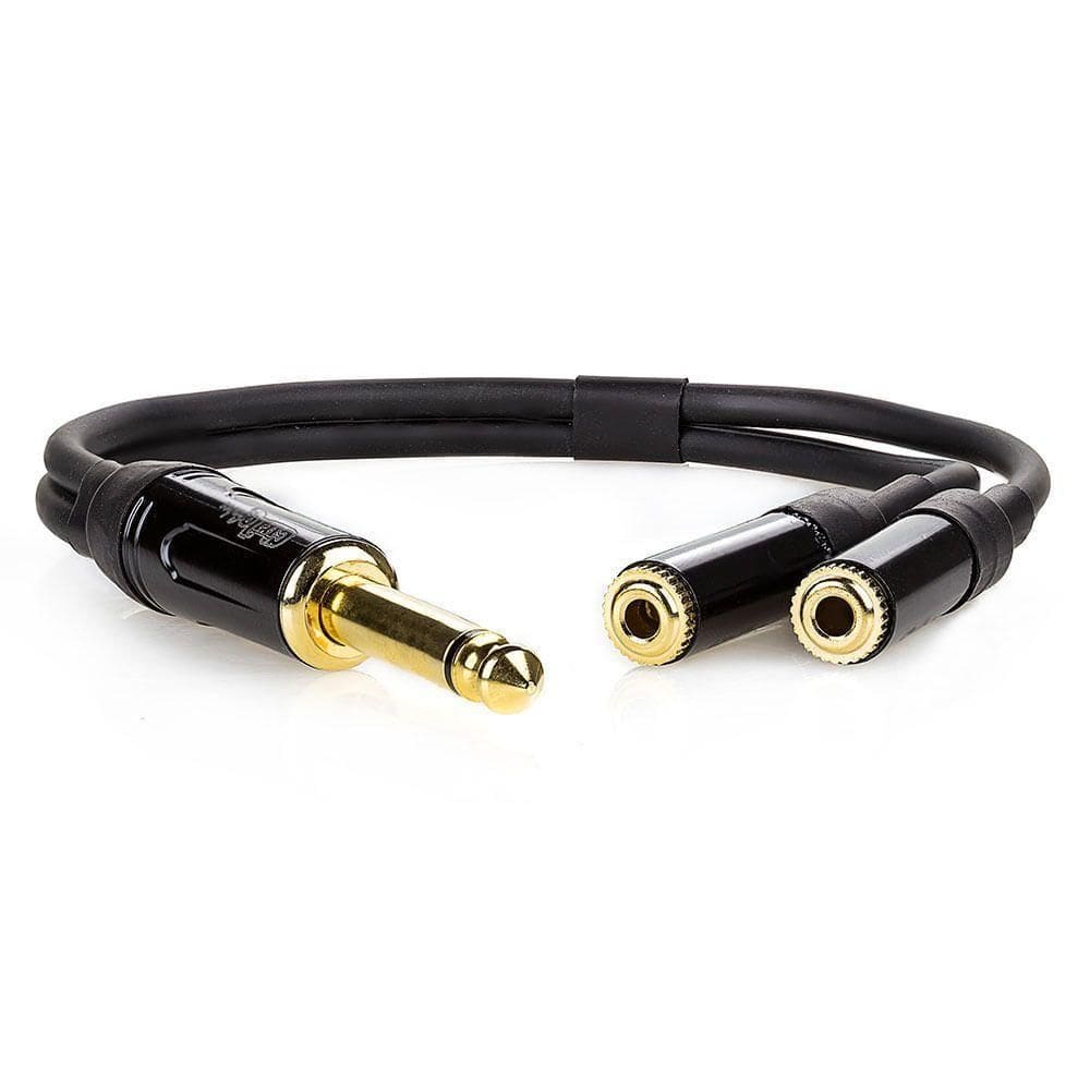Cabo Adaptador P10 Macho Para 2 P2 Femea Mono - 30 Cm