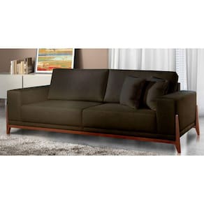 Sofá Fixo Magnus 2 Lugares Luxo 170cm Castellar Móbile Chumbo