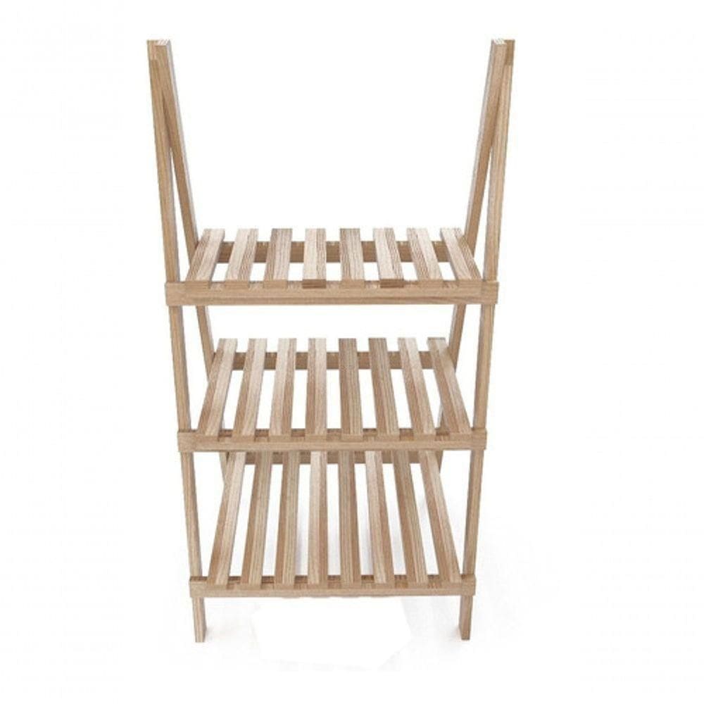Estante Vazada De Qualidade Madeira Natural 95cm