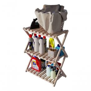 Estante Porta Temperos Organizadora Pinus Cor Natural