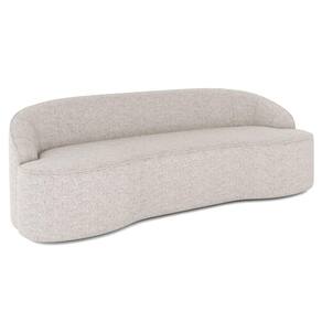 Sofá 3 Lugares Para Sala De Estar Living 210cm Theo D06 Linho Pérola - Mpozenato