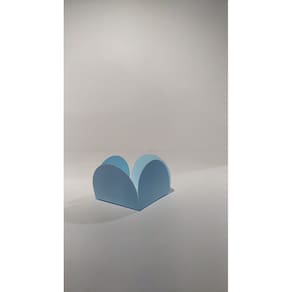 Kit C/2 Pct Forminha 4 Petalas Azul Bebe (3,5X3,5) C/500 Un.