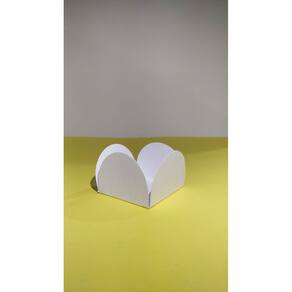 Kit C/2 Pct Forminha 4 Petalas Branco (3,5X3,5) C/500 Un