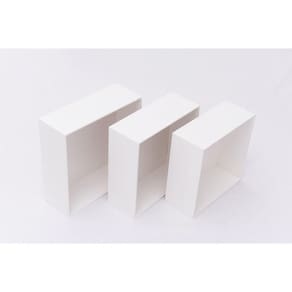 Kit Trio De Nicho Grande Decorativo Quarto/sala 100% Mdf Branco
