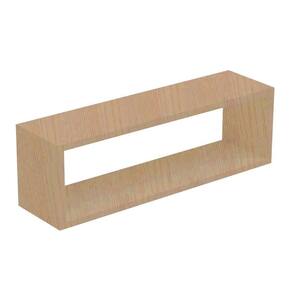 Nicho Retangular Decorativo 70Cx25Px15A Madeirado Em Mdf