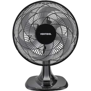Ventilador De Mesa 40cm Com 6 Pás 220v Preto/cinza Ventisol