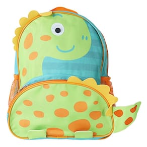 Mochila Bolsa Escolar Infantil De Costa Com Alça Criança Dinossauro Animal Zoo Clio Menino Menina