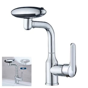 Torneira Monocomando Cozinha Agua Fria Quente Rotaçao 360 Graus Quatro Jatos de  Agua Misturador Banheiro Bancada Mesa Moderno Luxo