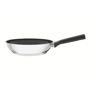 Frigideira Aço Inox Tramontina Brava 20cm Fundo Triplo 62195207 Antiaderente 1,3L Cabo Baquelite