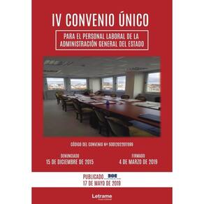 IV Convenio Único para el personal laboral de la Administración General del Estado - Espanhol