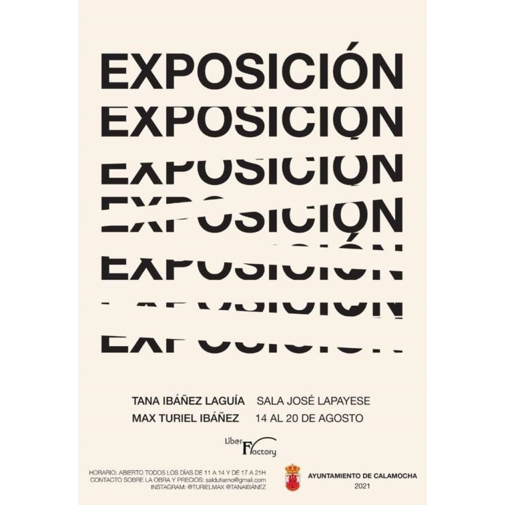 Exposición de pintura en la Sala José Lapayese de Calamocha - Espanhol