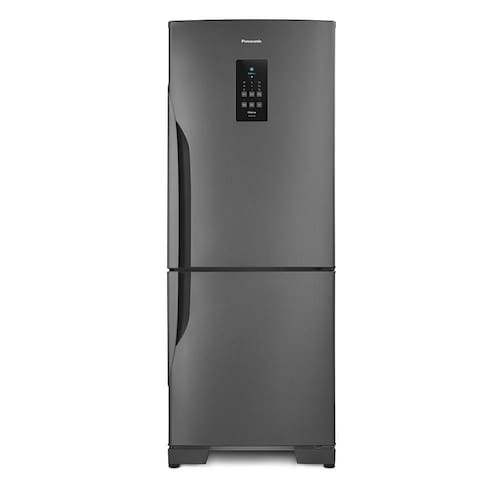 Geladeira Exclusiva Panasonic Frost Free 425L A+++ Titânio - NR-BB53PV3T 110V
