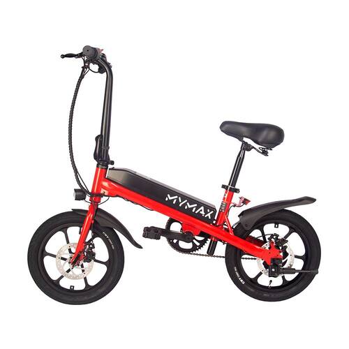 Bicicleta Eletrica Ebike Myway 4.0 Aro 16 45km Aut Vermelha
