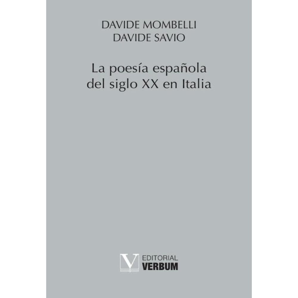 La poesía española del siglo XX en Italia - Espanhol