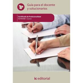 Cocina. HOTR0408 - Guía para el docente y solucionarios - Espanhol