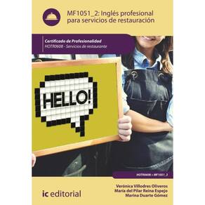 Inglés profesional para servicios de restauración. HOTR0608 - Servicios de Restaurante - Espanhol