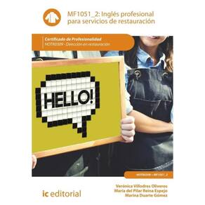 Inglés profesional para servicios de restauración. HOTR0309 - Dirección en restauración - Espanhol