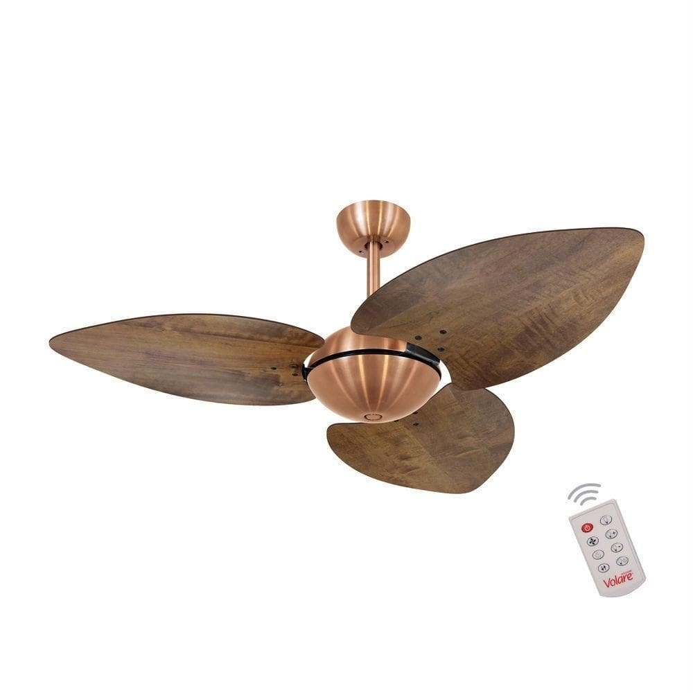 Ventilador De Teto Office 3 Pás Rádica 127v C/ Controle