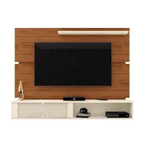Estante Home Dom De Até 75 Polegadas Cinamomo Mel/off