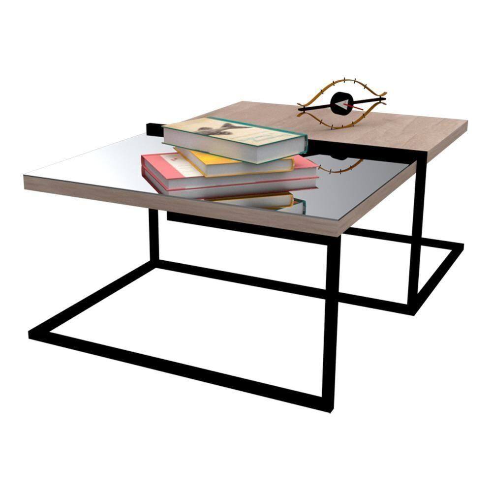 Prateleira Mesa Lateral E Centro Aurum Demoliçao Preto Dhom Demoliçao Preto