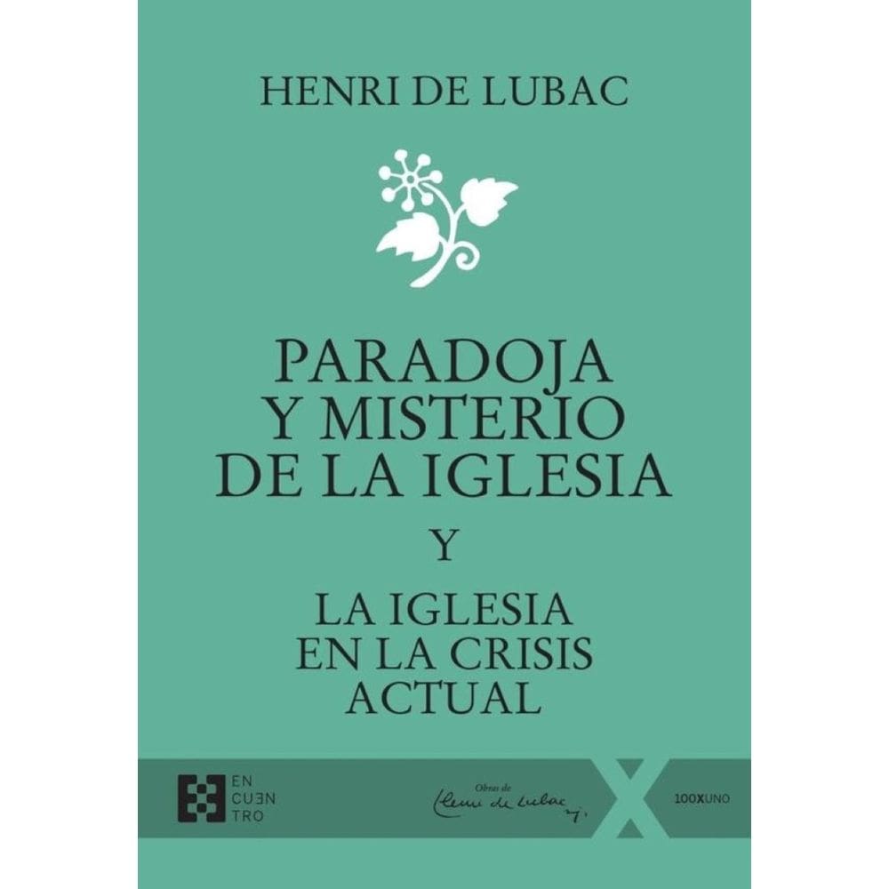 Paradoja y misterio de la Iglesia - Espanhol