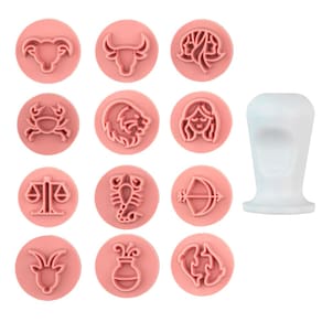 Carimbo Signos Horóscopo Brigadeiro, Massas 2cm Bluestar Lançamento