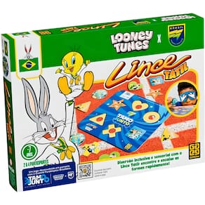Jogo De Tabuleiro Lince Tátil CPB e Looney Tunes Grow
