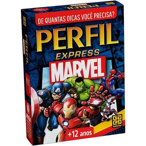 Jogo De Cartas Perfil Express Herois Marvel Grow