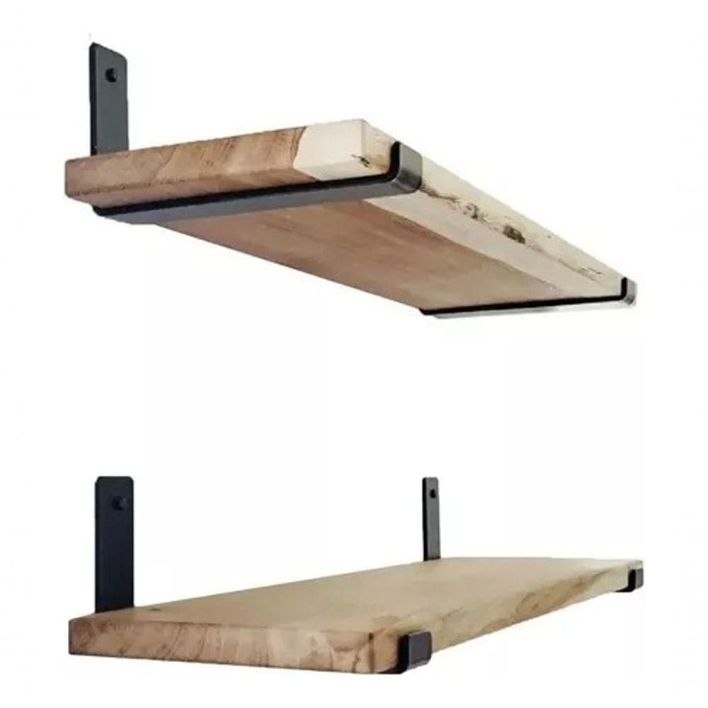 Prateleira De Parede Resistente 100X50X20 De Madeira Para Home