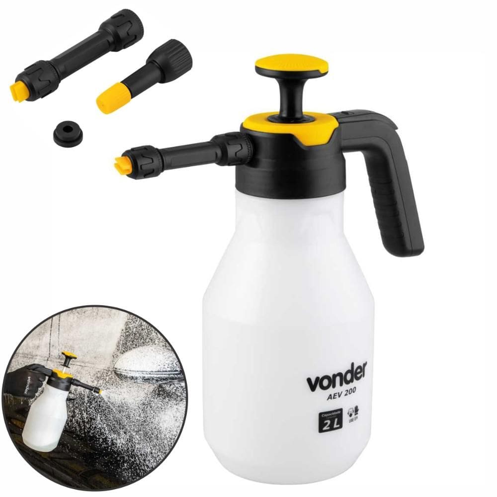 Aplicador de Espuma Snow Foam Borifador Pulverizador AEV200 Vonder 2 Litros