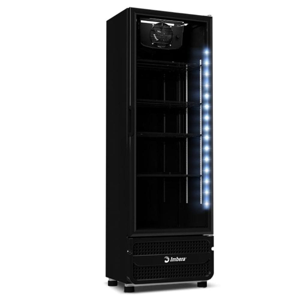 Expositor Vertical Vrs13 Todo Preto 393L | Casas Bahia