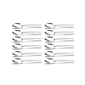 Jogo Colher De Mesa Gourmet Aço Inox Brinox Kit 12 Peças