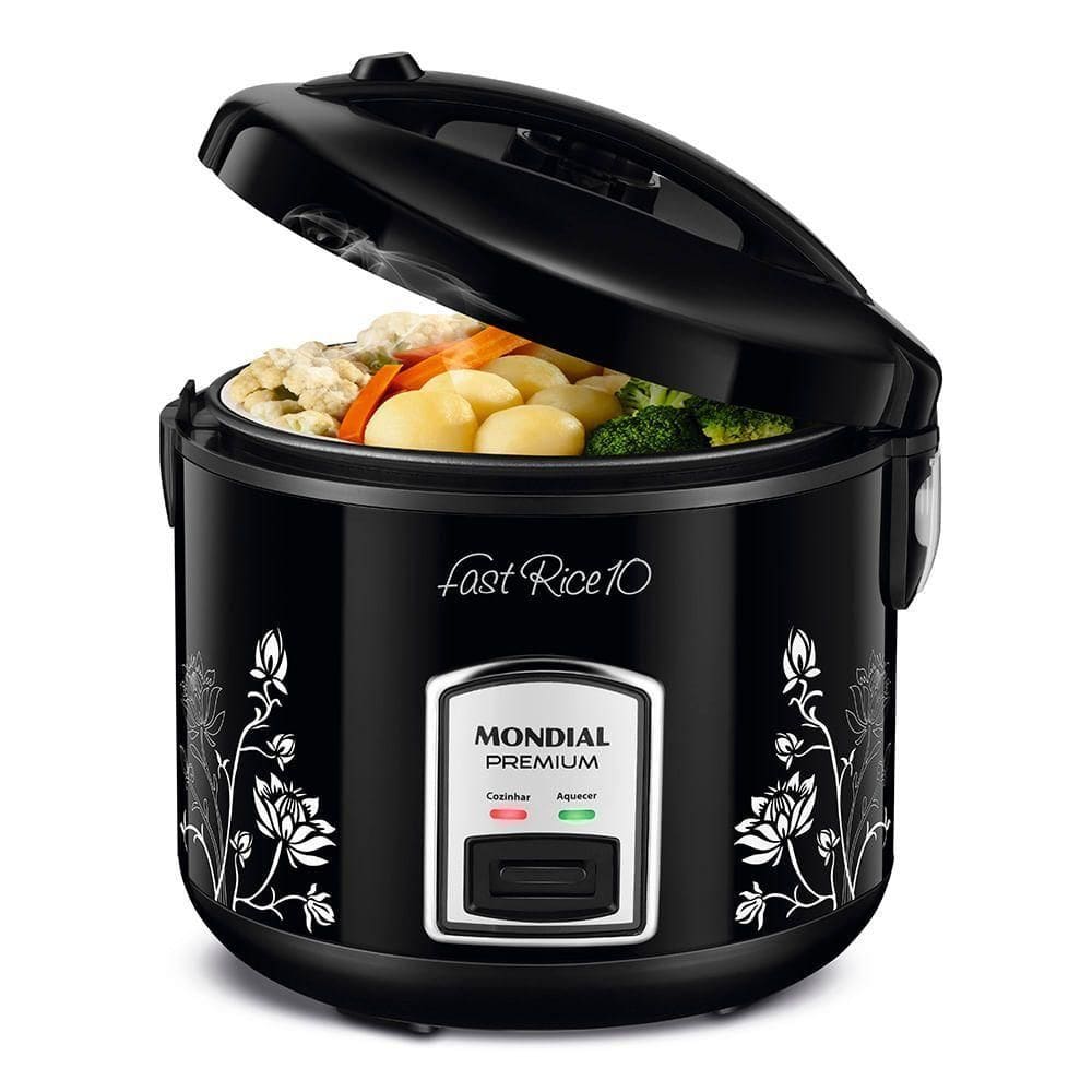 Panela Elétrica Mondial Fast Rice 10 Pe-44-10X Preto 127V