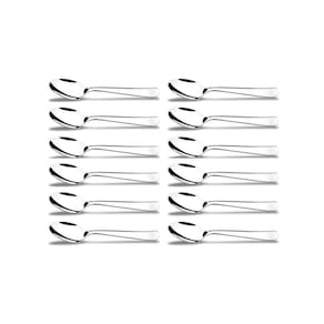 Jogo Colher De Sobremesa Gourmet Inox Brinox Kit 12 Peças
