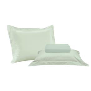 Kit Lencol Elástico e Fronha Casal 230 Fios Reffinata Buettner Verde