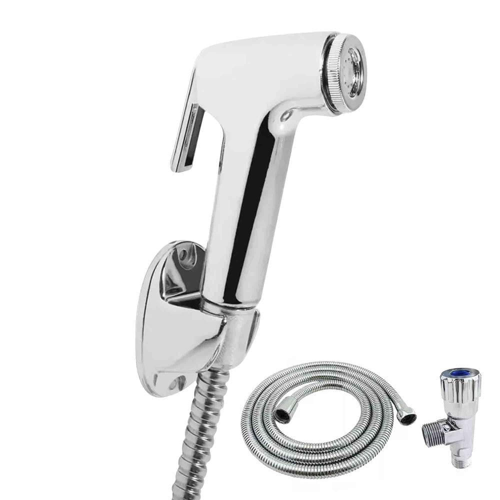 Ducha Higienica Cromada Banheiro Suporte Chuveirinho Completa Mangueira Box Casa Flexivel Ducha Lavabo