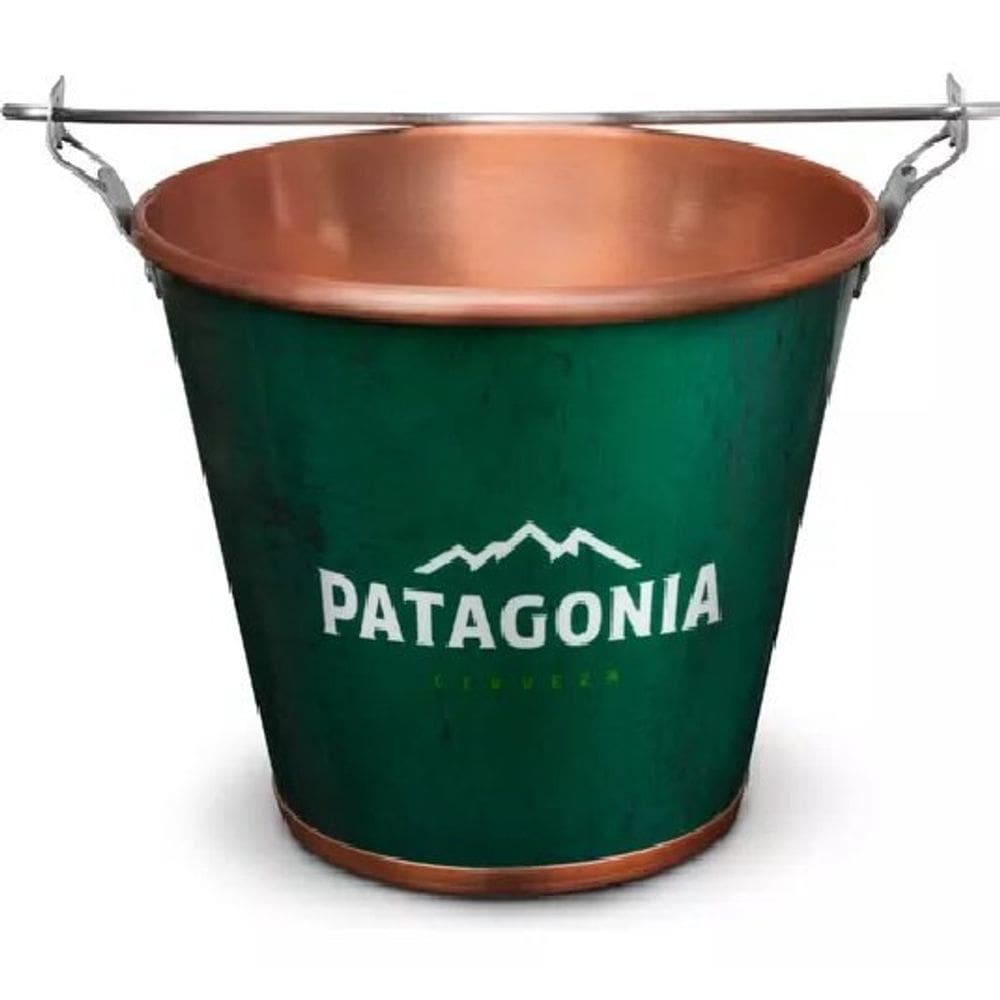 Balde De Gelo Patagonia Alúminio Licenciado 5 Litros - Verde