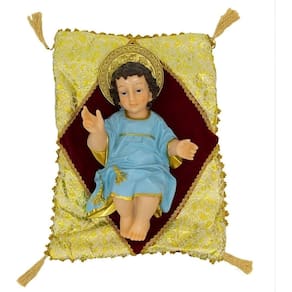 Imagem Menino Jesus Grande Solto Almofada Natal - 35cm