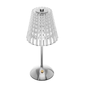 Luminária de Mesa Led 3 Tons Usb Leumina 9,5x 30 Prateada